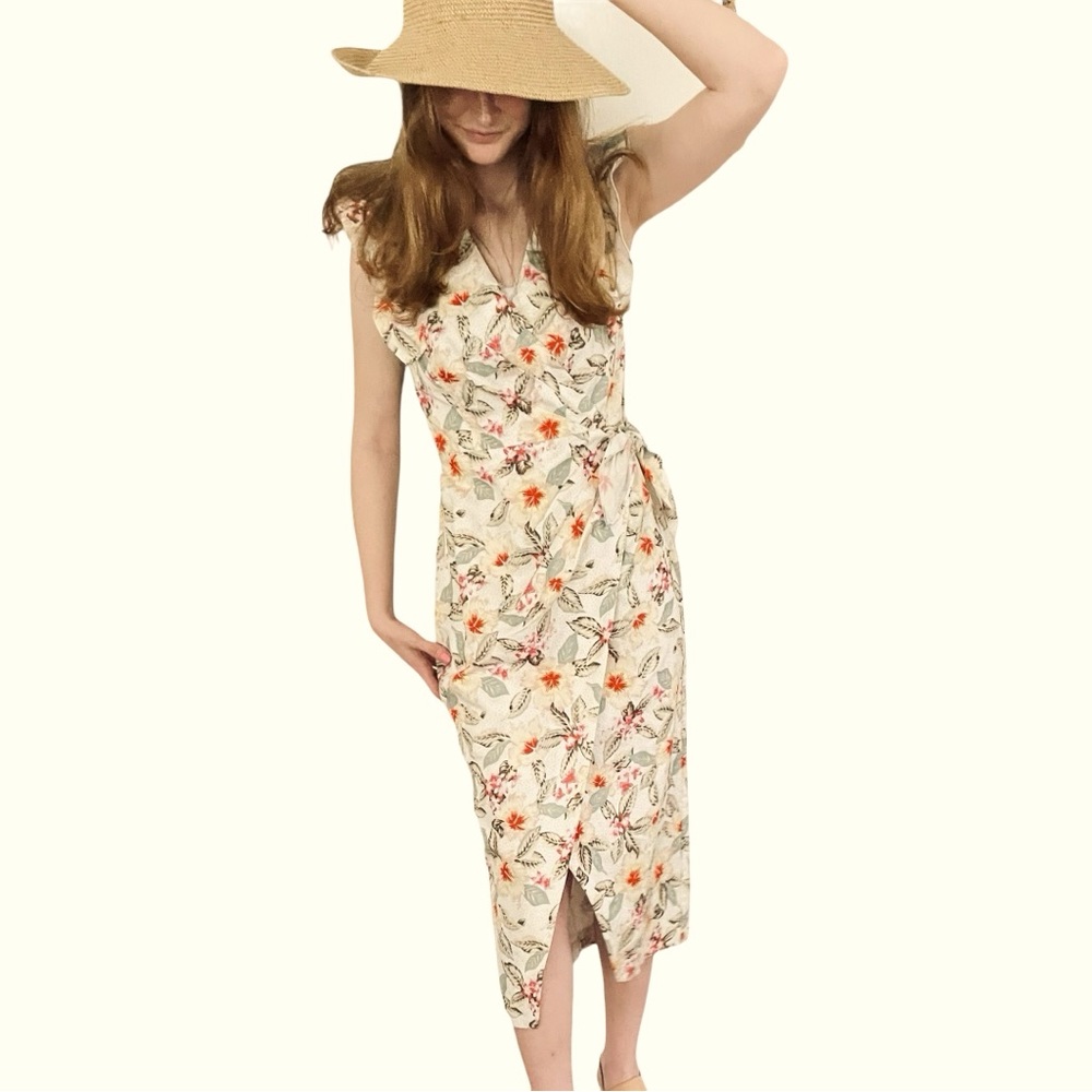 NWT Rebecca Taylor Size 6 Kamea Fleur Wrap Dress